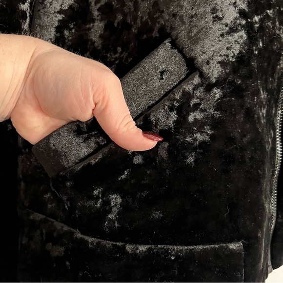 Rachel Roy Velvet Bomber Jacket 2X - Picture 4 of 8
